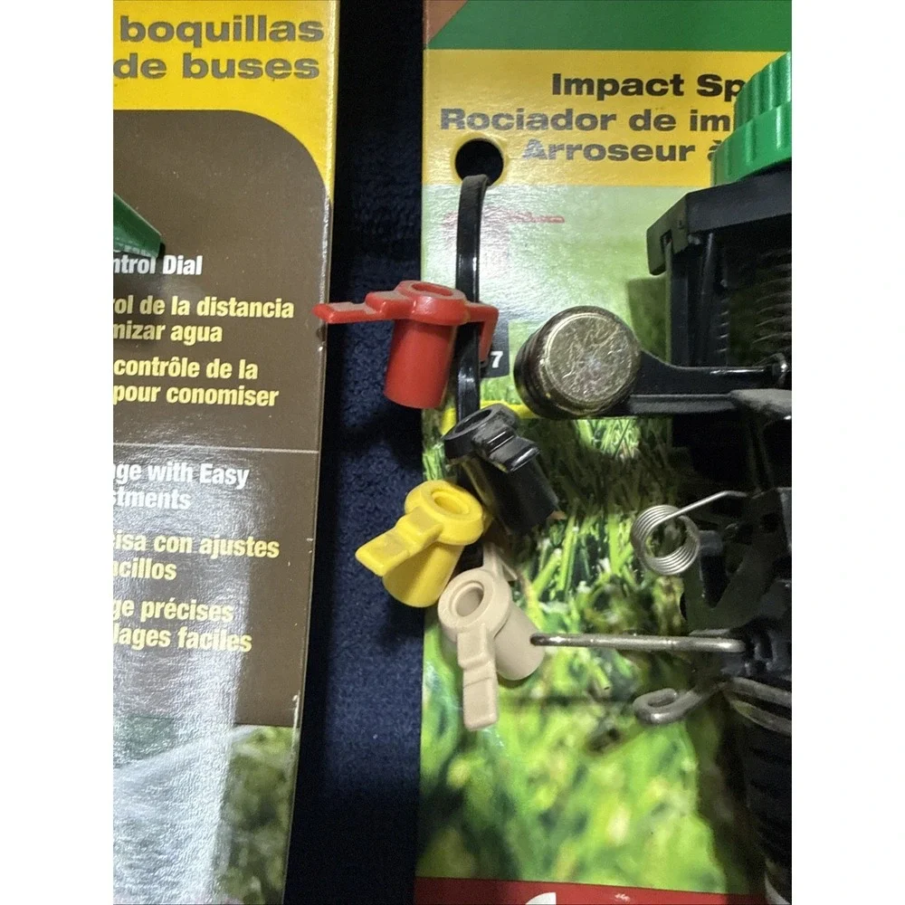 Bundle Of 2 RAIN BIRD Impact Sprinkler w/Nozzle Set #P5-R  Adjustable 0 - 360*